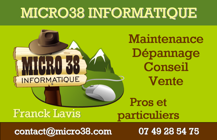 carte visite Carte de visite Micro38